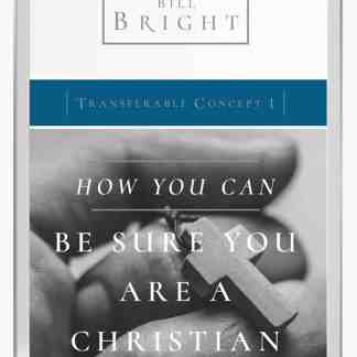 Transferable Concept 1 - How You Can Be Sure You Are a Christian (Ebook)