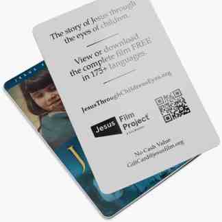 Jesus Through Children’s Eyes Gift Cards Pack of 100