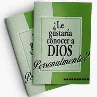 Would You Like To Know God Personally? (Spanish)