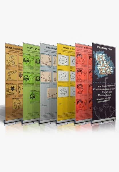 Set of all six Perspective Banners
