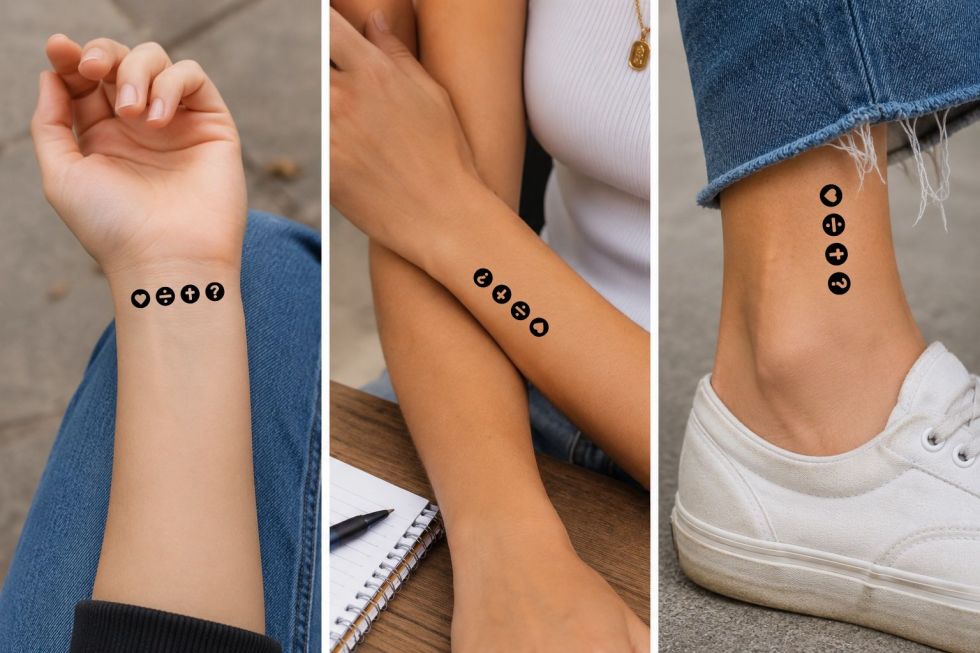 THE FOUR Temporary Tattoos